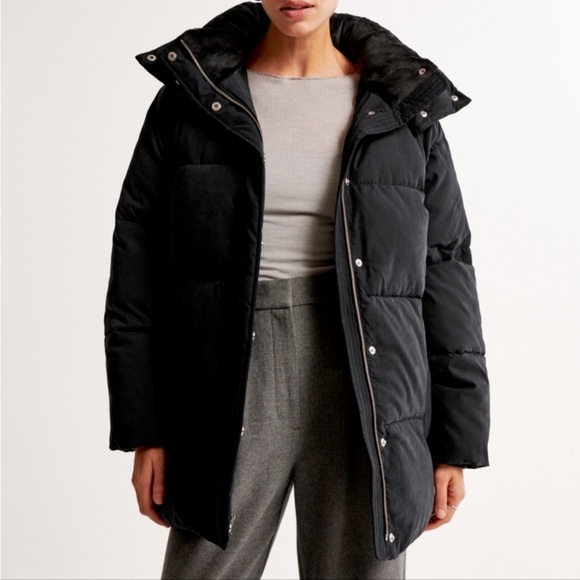 Abercrombie & Fitch Ultra Midi Puffer Jacket